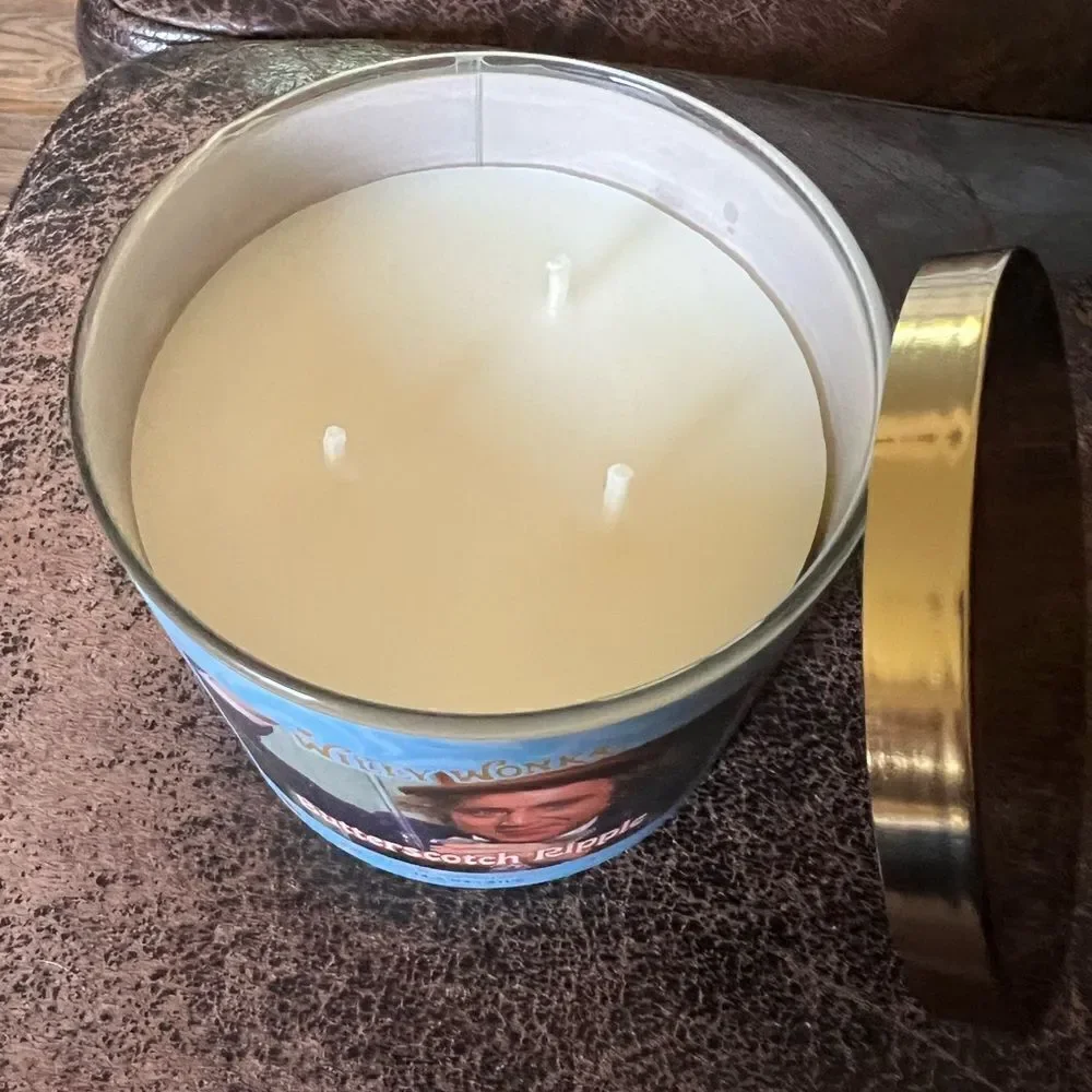 Goose Creek Willy Wonka Limited Edition 3 Wick Candle Butterscotch Ripple 14.5oz